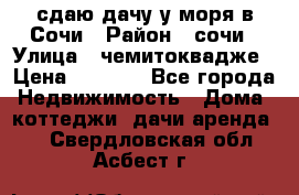 сдаю дачу у моря в Сочи › Район ­ сочи › Улица ­ чемитоквадже › Цена ­ 3 000 - Все города Недвижимость » Дома, коттеджи, дачи аренда   . Свердловская обл.,Асбест г.